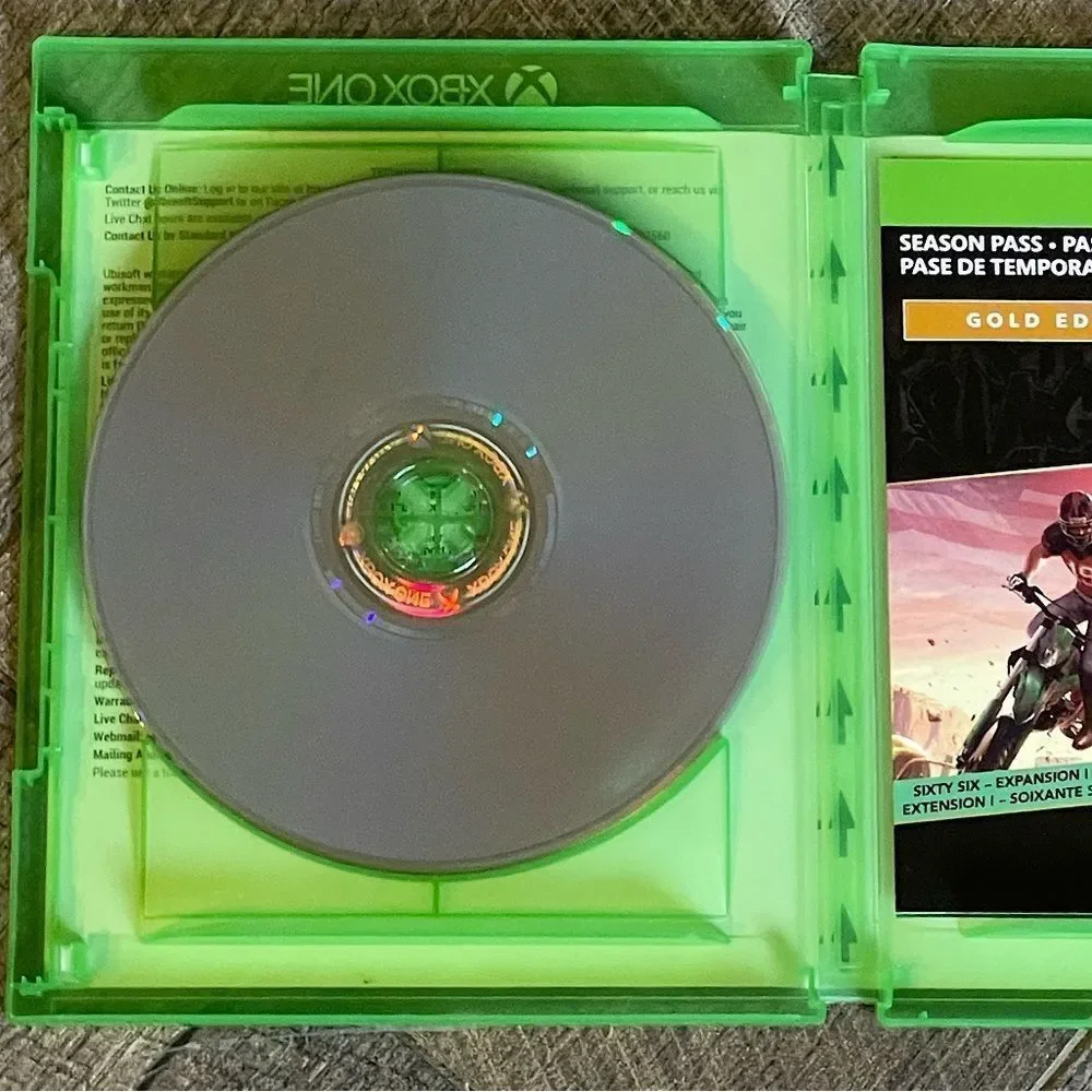 Trials Rising (Gold Edition) Game Disc. Compatible with XBox One & Series S/X.